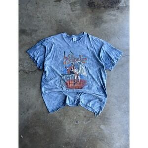 Vintage 90s Led Zeppelin Icarus Shirt Tie Dye Swan Song Stairway To Heaven XL